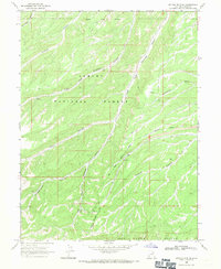 1968 Map of Anthro Mtn NE, Duchesne County, UT — High-Res | Pastmaps